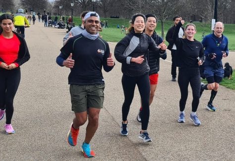 Sat morning Club Run Hyde Park