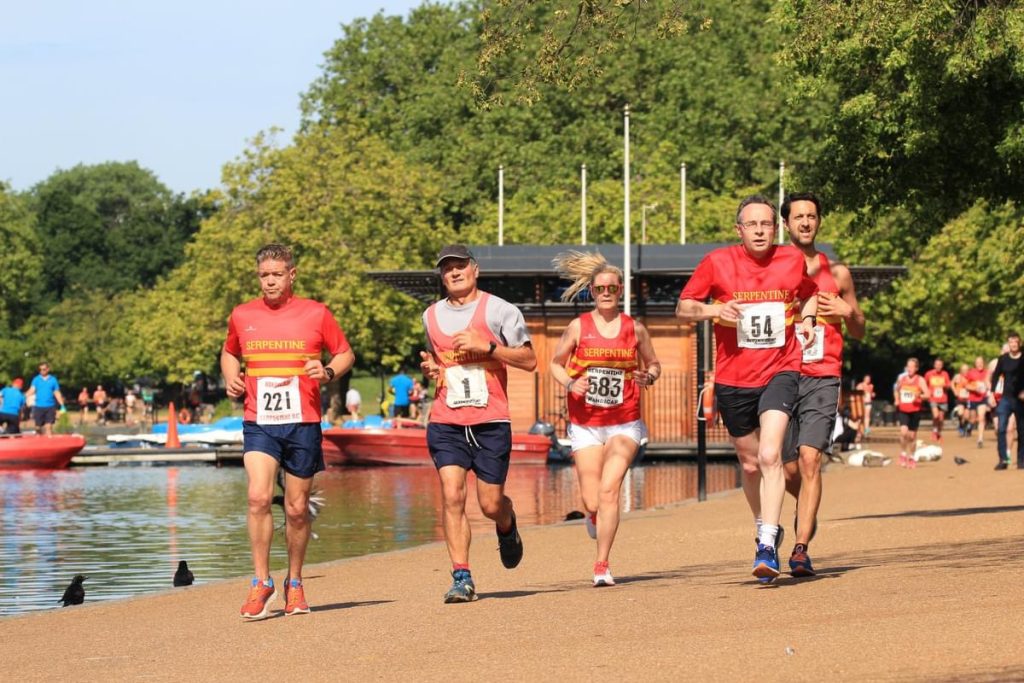 Handicap Near the Serpentine lake