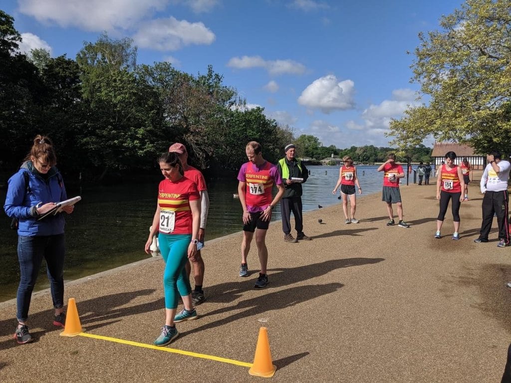 Start of the Handicap near Serpentine